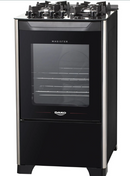 Fogão 4 Bocas Preto Dako Magister Bivolt