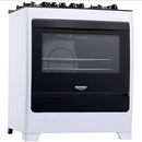 Fogão 5 Bocas Branco Dako Supreme Glass Bivolt