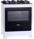 Fogão 5 Bocas Branco Dako Supreme Glass Bivolt