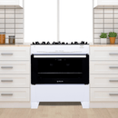 FOGÃO MÔNACO TOP GLASS 5Q BRANCO