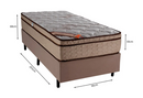Cama Box com Colchão Molas Bonell Revolution Tecnopedic Castor